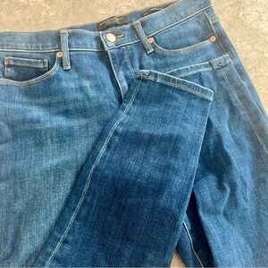 BANANA REPUBLIC PREMIUM DENIM Dark Wash Mid-Rise Skinny Jeans 27 Short